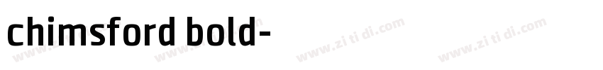 chimsford bold字体转换